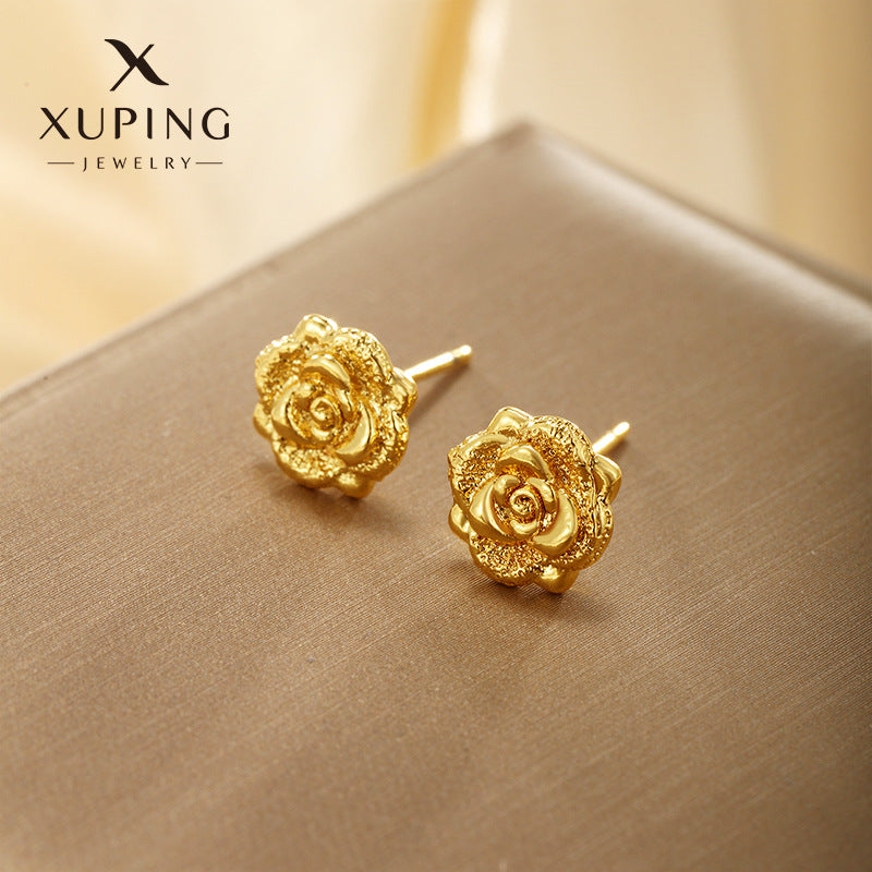 Wholesale Fairy Style Plants Flowers Vintage Simple Style Design Earstuds